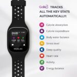 Healbe GoBe3 Smart Watch Fitness Tracker Calorie Intake and Burn, Sleep, Hydration, Stress, and Resting Heart Rate Monitor for Optimal Health. iOS and Android App. Track 9 Health parameters - Image 3