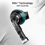 boAt Airdopes Joy, 35Hrs Battery, Fast Charge, IWP Tech, Low Latency, 2Mic ENx, Type-C Port, v5.3 Bluetooth Earbuds, TWS Ear Buds Wireless Earphones with mic(Dark Cyan) - Image 5