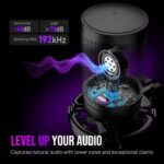 FIFINE A6T USB Gaming Microphone Kit, Plug & Play for PC, PS4/5, Condenser Cardioid Microphone Set with Mute Button, Volume Gain, RGB, Arm Stand, for Streaming, Discord, Twitch, Video, YouTube|Black - Image 4