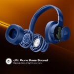 JBL Tune 770NC Wireless Over Ear ANC Headphones with Mic, Upto 70 Hrs Battery, Speed Charge : 5 min Charge Gives up to 3H of Playback, Customized EQ, Google Fast Pair, Dual Pairing, BT 5.3 (Blue) - Image 4