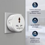 Wipro 10A smart plug with Energy monitoring- Suitable for small appliances like TVs, Electric Kettle, Mobile and Laptop Chargers (Works with Alexa and Google Assistant) - Image 4