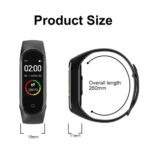Exxelo M4 Band Intelligence Bluetooth Wrist Smart Band Watch/Health Bracelet/Activity Tracker/Smart Fitness Band/with Heart Rate Sensor Compatible for All Smartphones - Image 3
