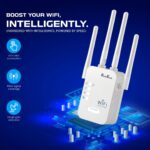 PunnkFunnk WiFi Range Extender | 300Mbps | 2.4GHz Wireless Repeater with 4 Antennas, Dual LAN Ports | Router & Access Point Mode | Plug & Play Setup for Home & Office - Image 3