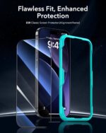 ESR 3 Pack for iPhone 17/16 Pro Tempered Glass Screen Protectors, High Clarity, 9H Hardness Scratch Resistant, Military-Grade, Shatterproof, Screen Guard with Easy Installation Tool - Image 3