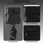 Lapster Luma sync RGB Light for Video Shooting YouTube,Zoom Meeting, Photography Lighting with Clip Dimmable and Rechargeable for Camera Selfie Stick Tripod Laptop Cellphone & Other Gadgets - Image 4