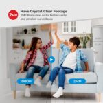 MANOMAY Bot Pro 2MP Smart CCTV Wi-fi Home Security Camera with Color Night Vision | Pan Tilt 360° View | 2 Way Talk | Baby Pet Monitoring | Motion Detect Tracking | Supports SD Card Up to 256 GB - Image 4