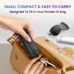 Portronics Mobot Clip Mobile Holder with 360° Adjustable Angles, Light Weight, Pocket Friendly, Mobile Stand for Table/Video Recording/Vlogging, Compatible with 4 to 6.4 inch Smartphones (Black) - Image 3