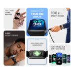 Pebble Newly Launched Dash Premium Fitness Band | Activity Tracking | Sports Modes | Health Tracking | Sleek Display | Lightweight - Midnight Blue - Image 3