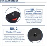 ZORBES® Camera Holder,1/4" Universal Camera Hand Grip Stabilizer Support Mount for DSLR Camcorder Smartphone GoPro Action Led Video Light,Holder for Video Shooting Videography - Image 4