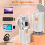 Sounce 20 in 1 Laptop Cleaning kit for Screen, PC, Monitors, Keyboards, Desktop, MacBooks, iPhones, Mobile and Earphones with Dust Removal Blown - White - Image 3