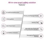 Godrej 'New Launch' Smart Lock | Neo Pro View Digital Lock for Wooden Doors with Camera, View Screen, Wi-fi | Mobile App | Built-in Doorbell I 7 in 1 Access I 3 Yr Warranty I Free Installation - Image 4