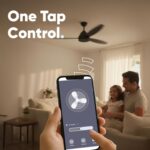 AZIOT SMART MODULAR 1 FAN REGULATOR PREMIUM TOUCH SWITCH - GLASS (Not Acrylic): Elevate Your Home with Effortless Control (Fits in Anchor Roma Classic and similar plates) Not for BLDC fans. - Image 3
