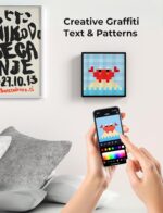 APEX Pixel Display 32x32 LED Frame � Smart Pixel Art Clock | App Controlled Animation Display, Music Visualizer, Retro Gaming Decor | Desk & Wall Mount | Aesthetic LED for Gaming Room - Image 3