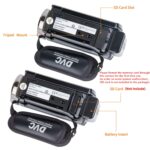 Video Camera Camcorder Digital YouTube Vlogging Camera Recorder kicteck Full HD 1080P 15FPS 24MP 3.0 Inch 270 Degree Rotation LCD 16X Digital Zoom Camcorder with 2 Batteries(604s) Black - Image 4