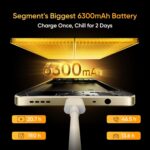 realme NARZO 80 Lite 4G (Obsidian Black, 4GB+64GB) | 6300mAh Segment's Biggest Battery | 7.94mm Slim Design | 300% Ultra Volume | Pulse Light: 9 Colors, 5 Glow Modes | Ai Assist - Image 4