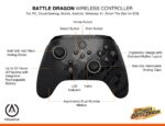 PowerA Battle Dragon™ Wireless Controller for PC and Cloud Gaming: Magnetic Hall Effect, Asymmetric Rumble Motors, 20h Playtime (Not for iOS) - Image 3