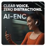 Mivi DuoPods Sync Earbuds [New Launch], 60 Hours Playtime, AI-ENC for HD Calls, 13mm Drivers, IPX 4.0, BT v5.3, Made in India True Wireless Bluetooth Ear Buds - Image 5