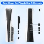 OIVO INDIA Dust Plug for PS5,9Pcs Dust Plug Kit for PS5/PS5 Slim Console,PS5 Silicone Plugs Protector Antidust Cover Dustproof PlayStation 5 Disk/Digital Console Slim Game Accessories - Image 3