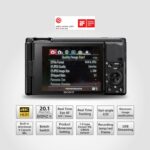 Sony Digital Camera ZV 1 for Content Creators (Compact, Video Eye AF, Flip Screen, in-Built Microphone, Bluetooth Shooting Grip, 4K Vlogging Camera for Content Creation) - Black - Image 3
