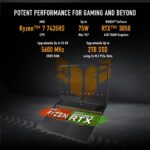 ASUS TUF Gaming A15, AMD Ryzen 7 7435HS Gaming Laptop(NVIDIA RTX 3050-4GB/60W TGP/16GB RAM/512GB SSD/FHD/15.6"/144Hz/RGB KB/48WHr/Windows 11//Graphite Black/2.30 Kg) FA506NCR-HN054W - Image 3