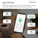 Finery® 63A WiFi Smart Switch with Power Monitoring for EV Charger, AC, Geyser, Water Pump, Room Heater Heavy Duty - Timer, Scheduler, Works Offline, household electricity usage monitoring - Image 3