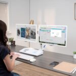 Lapdesks Premium Glass Desktop Pad, Magnetic Dry Erase Whiteboard, Computer - Laptop Table Board, Bottom Storage, Accessory for School, Office (15.75 x 6.5 inches) (Desktop WHITEBOARD PAD) - Image 3