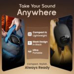 GOBOULT Bassbox Q5 Bluetooth Speaker with 5 Watt BoomX Audio, Up to 18Hrs Playtime, Type-C Charging, TF Card/USB & BT 5.4 Compatible, Made in India Portable Speaker (Pure Black) - Image 5