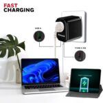 Honeywell New Launch Universal Travel Adapter 12W, 3-in-1 Fast Charging, Universal Socket, TypeC, USBA, Worldwide Wall Charger for EU,US,UK & CN/AUS, Devices, 3Yr Manufacturer Warranty - Image 4