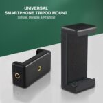 HUMBLE® Universal Mobile Monopod Holder Clip | Phone Camera Holder & Tripod Mount Adapter | Compatible with All Smartphones | Black (Pack of 1) - Image 3