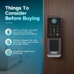 Speedy Wi-Fi Rim Lock for Internal Doors, Smart Door Lock, 6 Way Access (Fingerprint, PIN, RFID, App, OTP Unlock, Emergency Key), Fits 20–65 mm Doors, Free Installation, 2 Year Warranty - Image 4