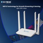 HI Focus Wi-Fi 6 4G LTE SIM Router, High Speed Internet Router with Ethernet Ports, Office & Remote Locations - Image 3