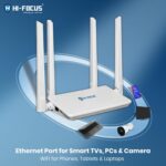 HI Focus Wi-Fi 6 4G LTE SIM Router, High Speed Internet Router with Ethernet Ports, Office & Remote Locations - Image 4