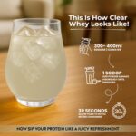 Anytime Clear Whey Protein Isolate 960gm | 24g Protein Per Scoop | Nimbu Pani, 30 Servings | ISO & HACCP Certified | Lean Muscle Growth, Easy Digestion & Refreshing - Image 4