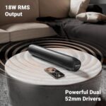 Zebronics Compact Soundbar, 18 Watts, Upto 6 Hours Playback, Dual 52mm Drivers, Dual Passive Radiators, TWS, Type-C Charging, USB, AUX, LED Indicator (Vita Bar 202) - Image 3