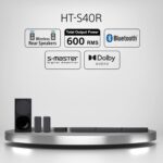 Sony HT-S40R Real 5.1ch Dolby Audio Soundbar for TV with Subwoofer & Wireless Rear Speakers, 5.1ch Home Theatre System (600W, Bluetooth & USB Connectivity, HDMI & Optical Connectivity, Sound Mode) - Image 3