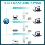 Single Band 2.4GHz WiFi Wireless Range Extender for Home | 300Mbps, Upto 10m Coverage, 10 Devices | Signal Repeater with 2 LAN Ports, 4 Antenna | Plug & Play |Router & Access Point Mode - Image 4