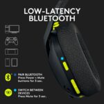 Logitech G435 Light Speed and Lightweight Gaming Bluetooth Wireless Over Ear Headphones with Mic, 18H Battery, Compatible for Dolby Atmos, Pc, Ps4, Ps5, Mobile - (Black) - Image 4