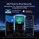 ASUS RT-AX53U (AX1800) Dual Band WiFi 6 Extendable Router, USB, Subscription-Free Network Security, Instant Guard, Parental Control, Built-in VPN, AiMesh Compatible, Gaming & Streaming, Smart Home - Image 3