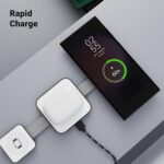 Zebronics 3 in 1 Wireless Foldable Charging Pad, 23W Output, MagSafe Compatible, Fast Charging, Built-in Protection, FOD, 1m Type-C Cable, for iPhone 16/15/14/13/12 Series (MagBoost 20, Matt Black) - Image 4