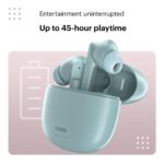 Noise Buds VS104 Truly Wireless Earbuds with 45H of Playtime, Quad Mic with ENC, Instacharge(10 Min=200 Min), 13Mm Driver, Low Latency, BT V5.2 (Mint Green) - Image 4