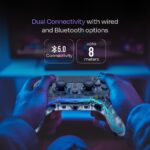 Kreo Mirage Wireless RGB Gaming Controller for PC, Android, iOS & PS4 | Programmable Buttons, Turbo & Macro, Dual Vibration Motors, Hall effect Triggers & Joystic - Image 4
