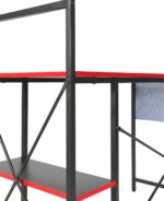 JIN OFFICE Computer Desk with Additional Storage Shelves |100kg Weight Capacity| Office Desk for Home | Computer Table for Home Office | Gaming Desk with 1130 * 500 mm Top| Computer Workstation - Image 6