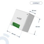 AZIOT 4 Node Smart Switch Mini - WiFi/Bluetooth Communication - Made in India - Timer Function - Works with Google Home and Amazon Alexa… (2 Module Size) - Image 5