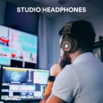 Maono AU-MH501 Over-Ear Studio Monitoring Headphones for Recording Studio, Youtuber, Music Creation with 50mm Driver and Lightweight Foldable Design - Image 3
