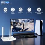 LAPCARE 4G LTE WiFi Router – All SIM Support, 300Mbps High-Speed Internet, External Antenna, MU-MIMO, Beamforming, IPV6, Dual Connectivity, 1x WAN/LAN, DVR & APN Compatible, 2.4GHz Band - Image 3