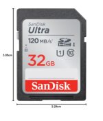 SanDisk Ultra SDHC UHS-I Card 32GB 120MB/s R for DSLR Cameras, for Full HD Recording, 10Y Warranty - Image 3