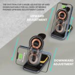 Cason 23W Certified Qi2 Wireless Charger for iPhone,Magnetic 3 in 1 Mag Safe Wireless Charging Pad/Stand,Fast Charging Dock for iPhone 13,14,15,16 & S23,S24 Ultra (Mettalic Grey) - Image 4