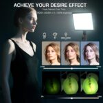 NiceVeedi 2-Pack Led Video Light Kit,Studio Light,2800-6500K Dimmable Photography Lighting Kit With Tripod Stand&Phone Holder,73" Stream Light For Video Recording,Game Streaming,Youtube - Image 4