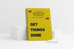 AccuPrints Daily Planner Undated, Schedule Your Day, Manage to-do List, Goals Tracker, Wellness Tracker - 3 Month Planner (Yellow/Get Things Done) - Image 4