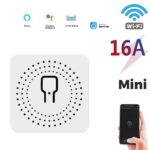 Suraksha Security Systems16A Smart Wireless WIFI Switch Compatible with Alexa, Google home and Smart life app, White, Pack of 1 - Image 3